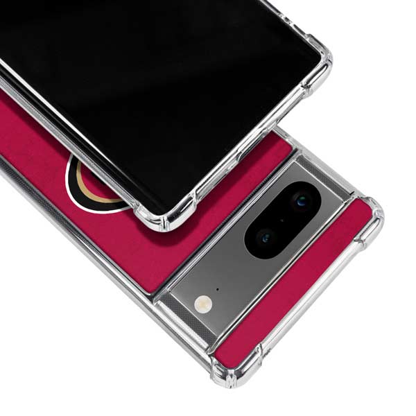 NFL San Francisco 49ers Distressed Google Pixel 8 Clear Case