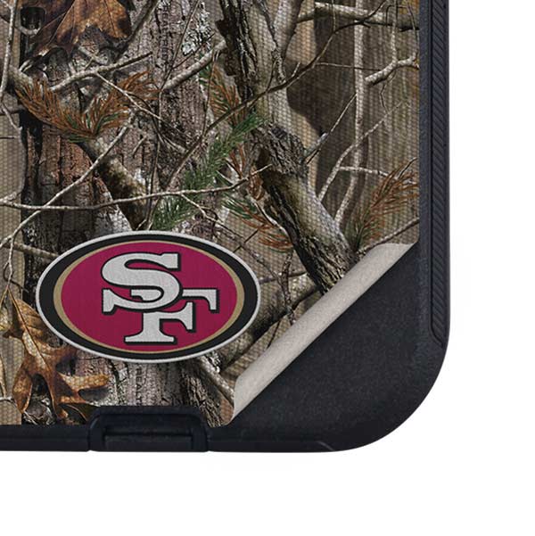 NFL San Francisco 49ers Realtree AP Camo Otterbox Defender iPhone Skin