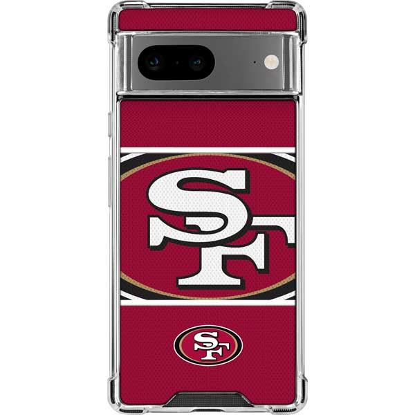 NFL San Francisco 49ers Zone Block Google Pixel 8 Clear Case