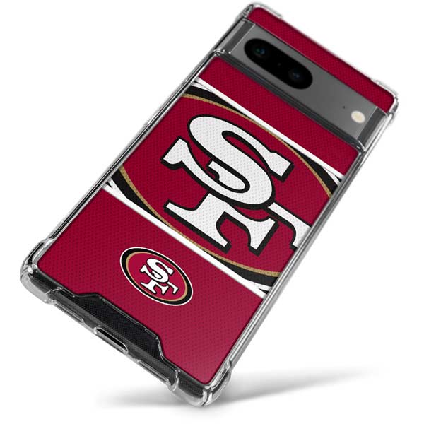 NFL San Francisco 49ers Zone Block Google Pixel 8 Clear Case