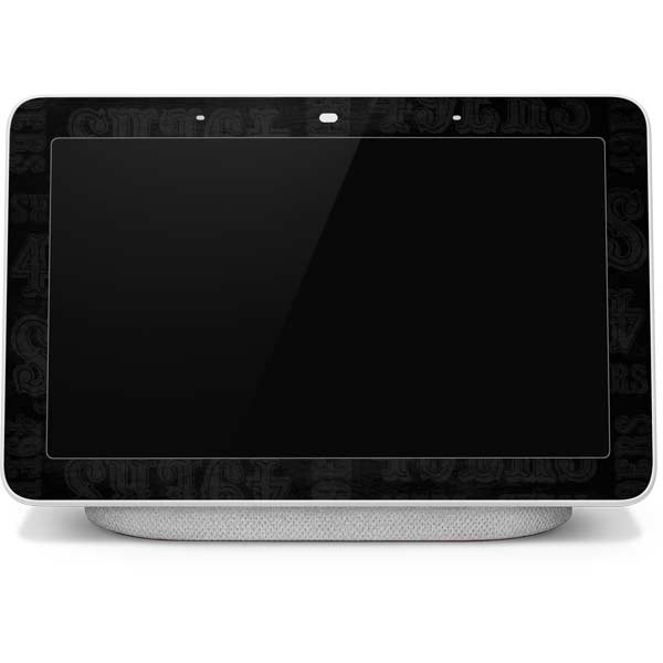 NFL San Franciso 49ers Black & White Google Home Hub Skin