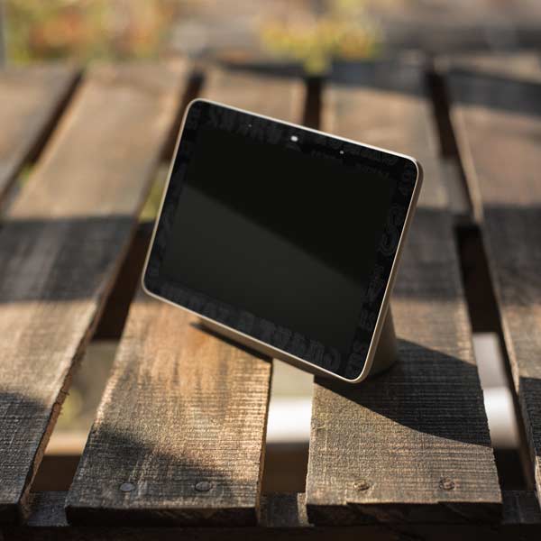 NFL San Franciso 49ers Black & White Google Home Hub Skin