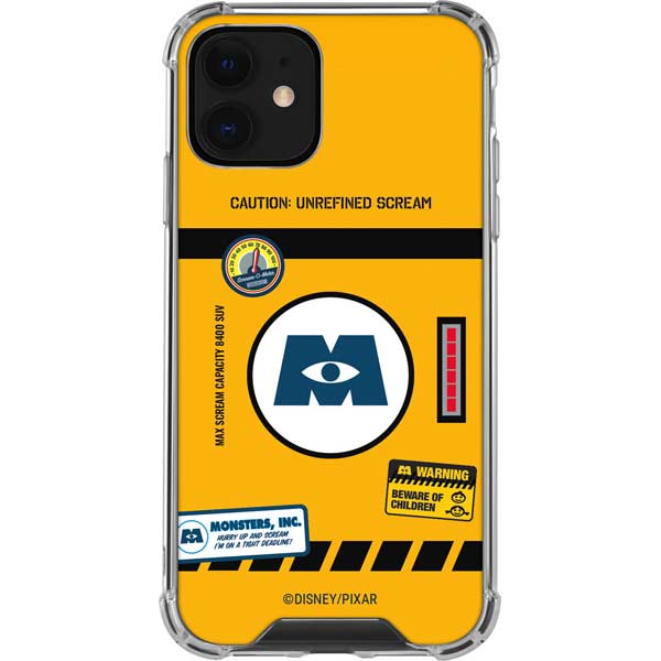 Disney Monsters Inc. Scream Canister iPhone 12 Clear Case – Skinit