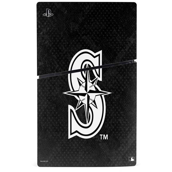 MLB Seattle Mariners Dark Wash PS5 Slim Disk Bundle Skin