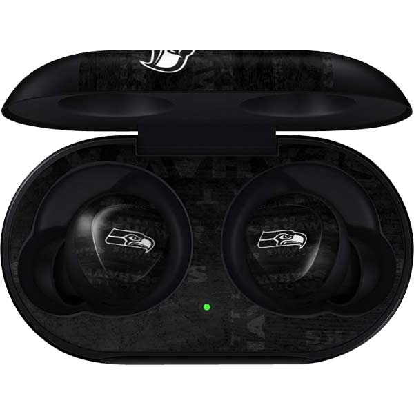 NFL Seattle Seahawks Black & White Galaxy Buds Skin
