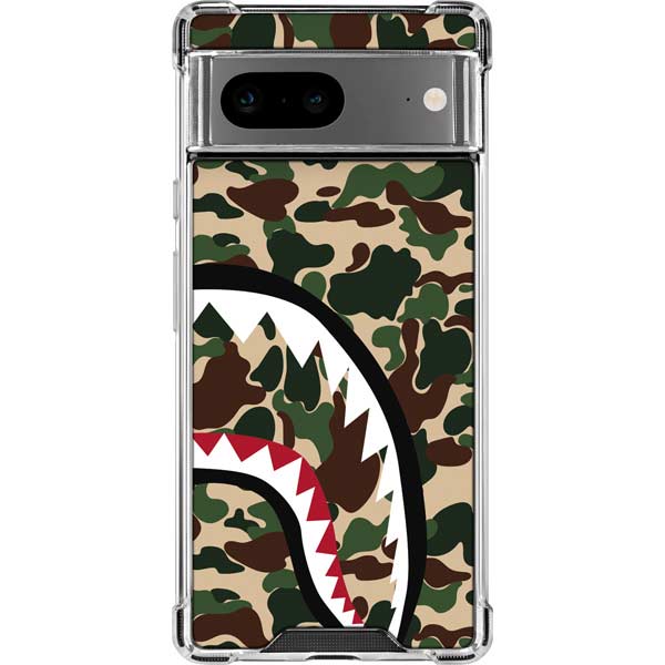 Shark Teeth Street Camo Google Pixel 8 Clear Case