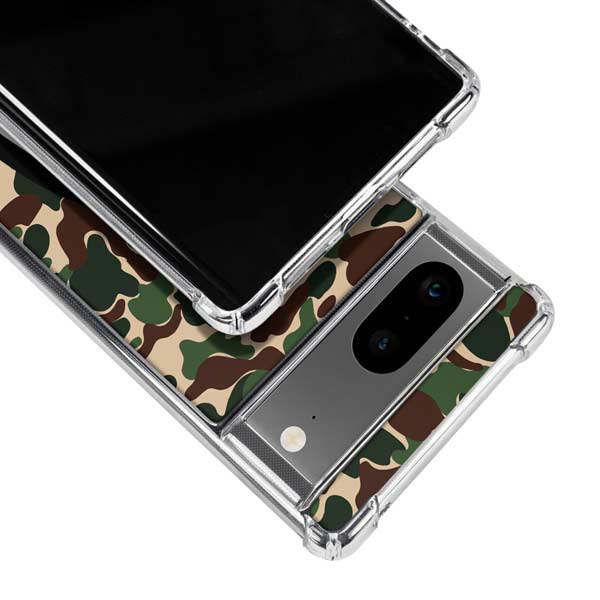 Shark Teeth Street Camo Google Pixel 8 Clear Case