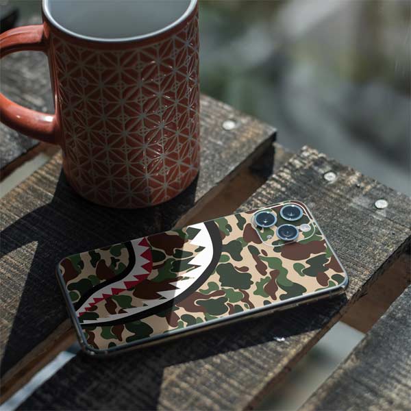 Shark Teeth Street Camo iPhone 11 Pro Skin
