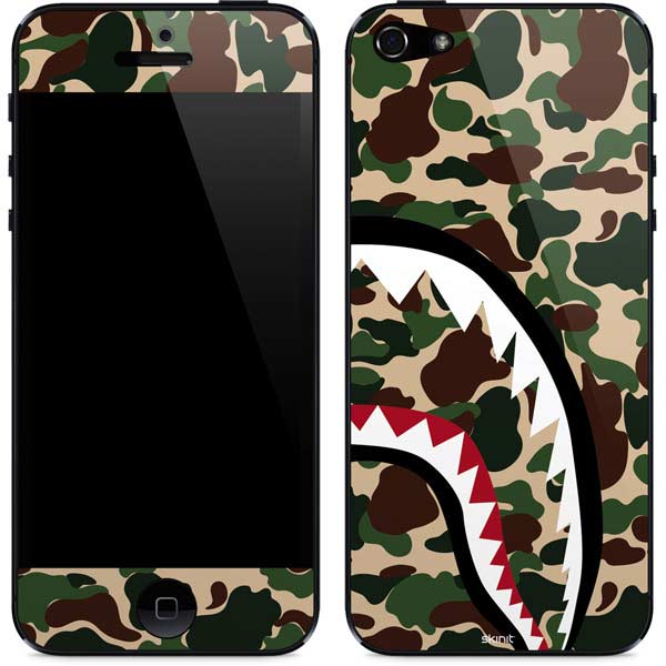 Shark Teeth Street Camo iPhone 5/5s/5SE Skin