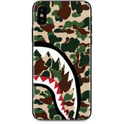 Shark Teeth Street Camo iPhone XS Skin