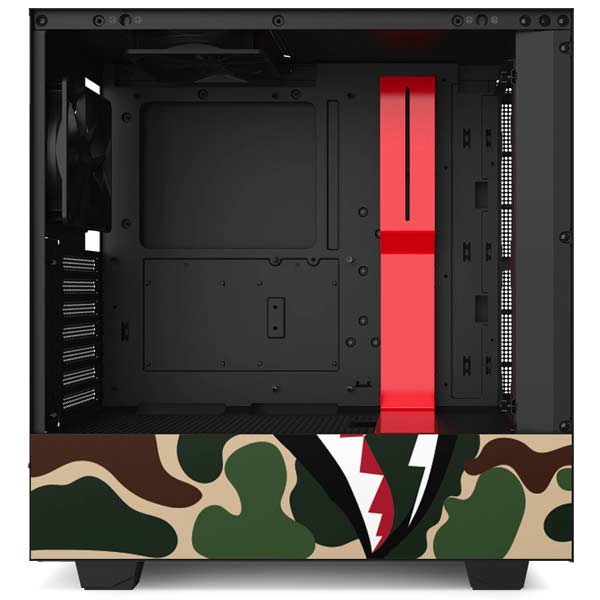 Shark Teeth Street Camo NZXT H510 Compact ATX Mid-Tower Case Skin – Skinit