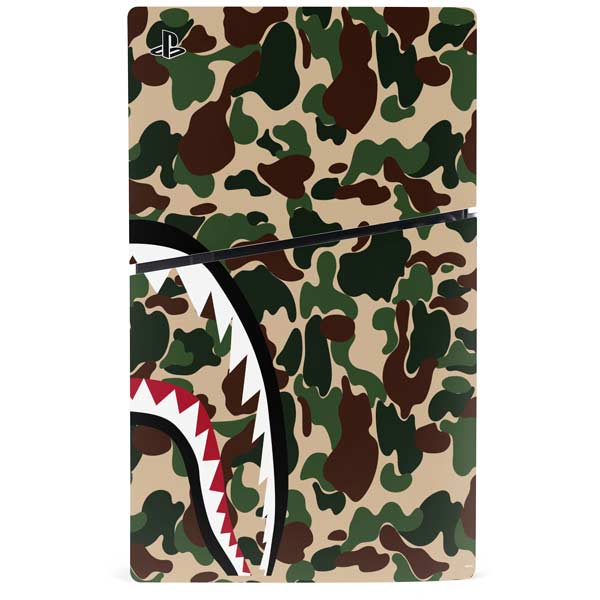 Shark Teeth Street Camo PS5 Slim Disk Bundle Skin