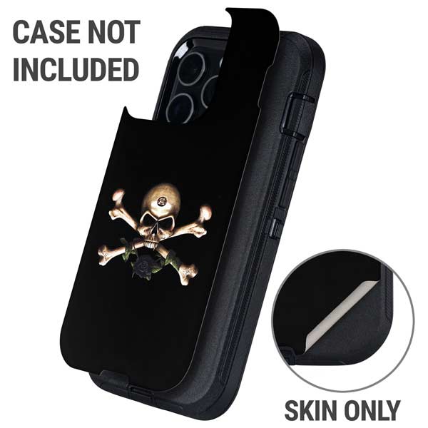 Alchemy Skull and Crossbones Otterbox Defender iPhone Skin