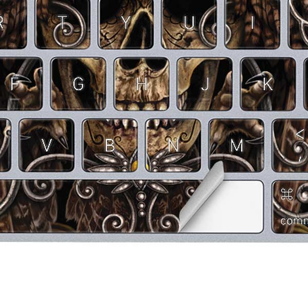 Skull and Owl by Sarah Richter Magic Keyboard Skin