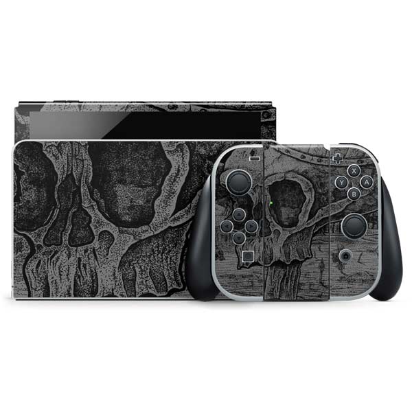 Alchemy Carta Skull Sketch Nintendo Switch OLED (2021) Skin