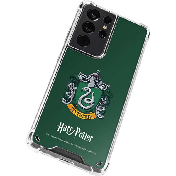 Wizarding World Harry Potter Slytherin House Crest Galaxy S21 Ultra 5G Clear Case