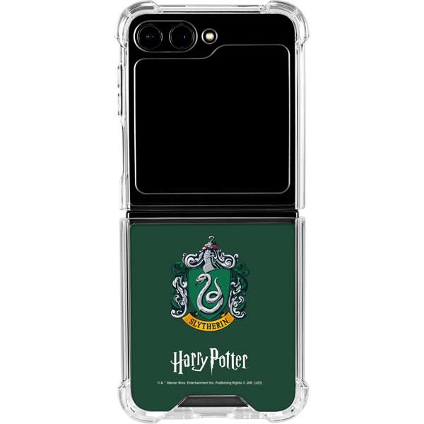 Slytherin House Crest Galaxy Z Flip5 5G Clear Case