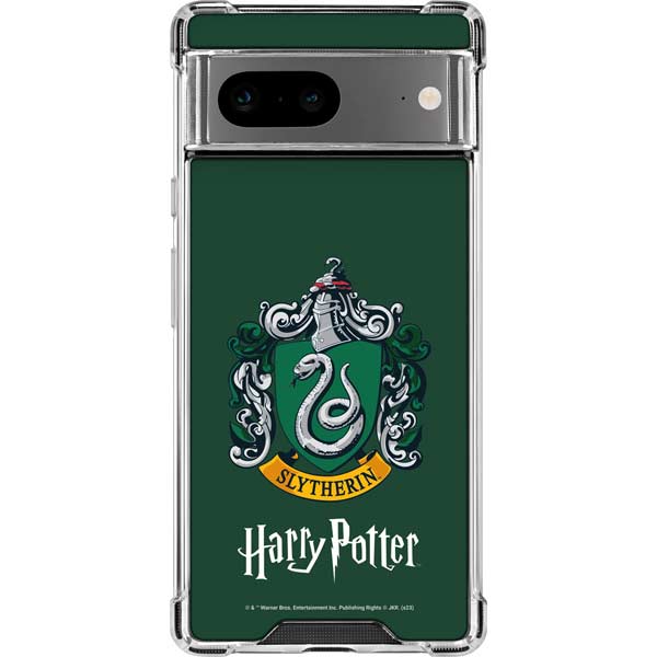 Wizarding World Harry Potter Slytherin House Crest Google Pixel 8 Clear Case