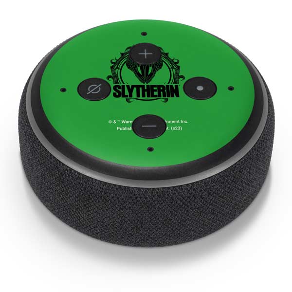 Wizarding Worlds Harry Potter Slytherin Illustration Amazon Echo Dot Skin