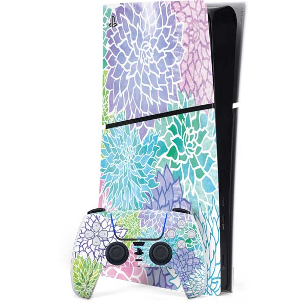 Spring Flowers PS5 Slim Digital Edition Console & Controller Skins | Skinit