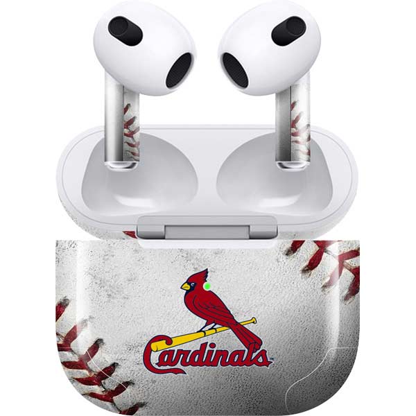 MLB St. Louis Cardinals Game Ball Apple AirPods (3rd Gen 2021) Skin