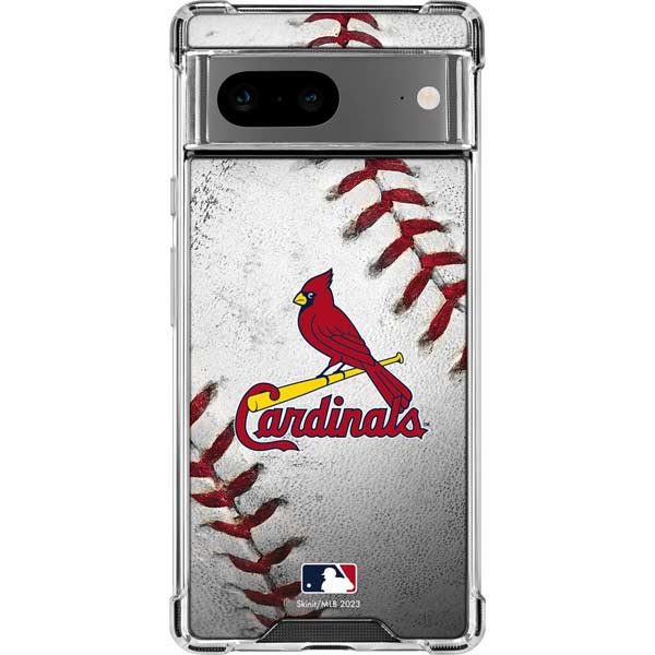 MLB St. Louis Cardinals Game Ball Google Pixel 8 Clear Case
