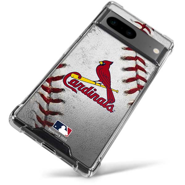 MLB St. Louis Cardinals Game Ball Google Pixel 8 Clear Case