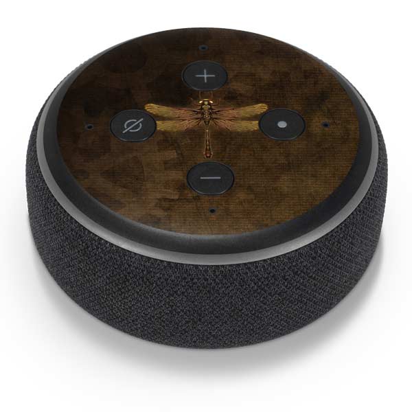 Brigid Ashwood Steampunk & Gear Dragonfly Amazon Echo Dot Skin