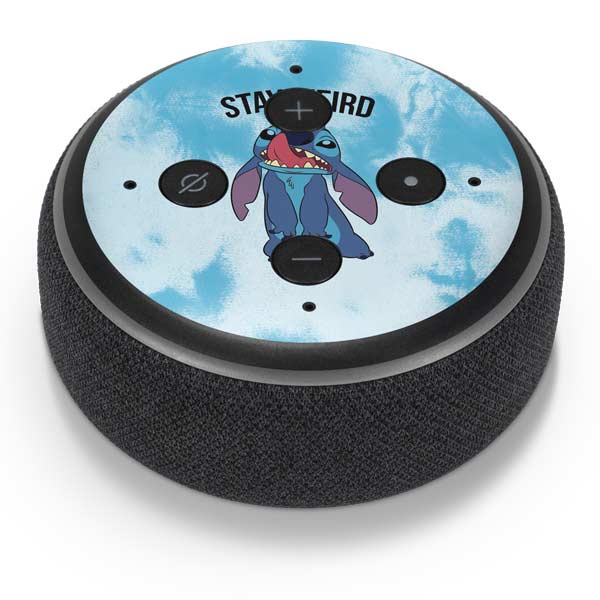 Disney Lilo and Stitch Stay Weird Amazon Echo Dot Skin