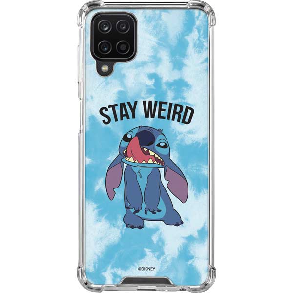 Stitch Stay Weird Clear Cases for Samsung Galaxy A12 - Skinit Stitch Stay Weird Clear Cases for Samsung Galaxy A12 - Skinit