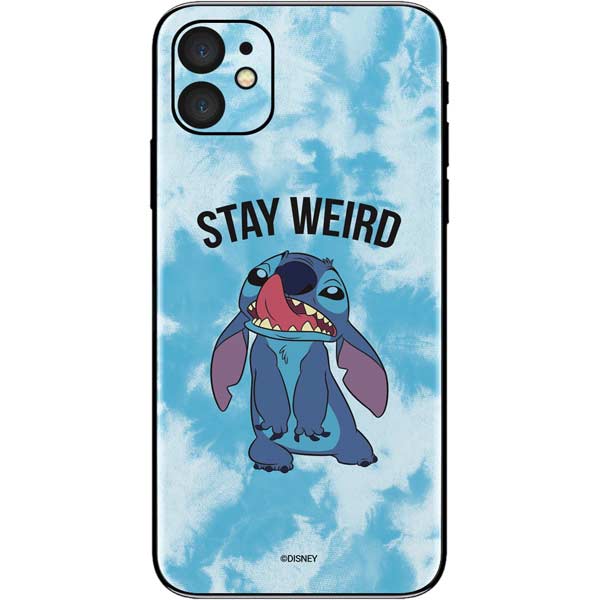 Disney Lilo and Stitch Stay Weird iPhone 11 Skin