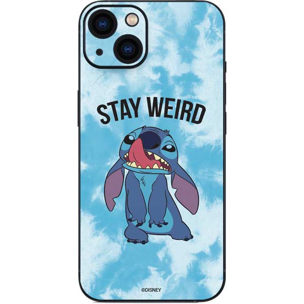 Disney Lilo and Stitch Stay Weird iPhone 13 Skin