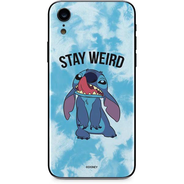 Disney Lilo and Stitch Stay Weird iPhone XR Skin