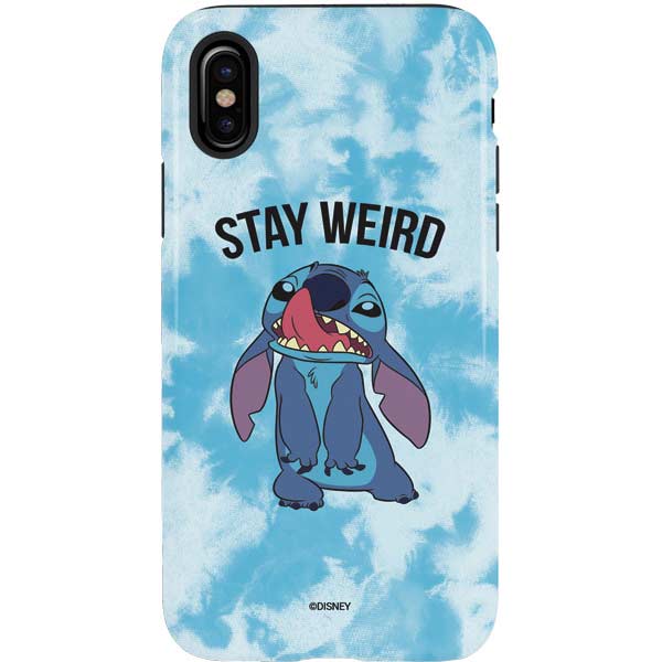 Disney Lilo and Stitch Stay Weird iPhone XS Pro Case