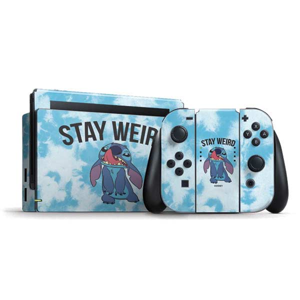 Disney Lilo and Stitch Stay Weird Nintendo Switch Bundle Skin