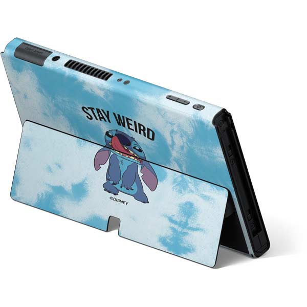 Stitch Stay Weird Nintendo Switch OLED (2021) Bundle Skin | Skinit