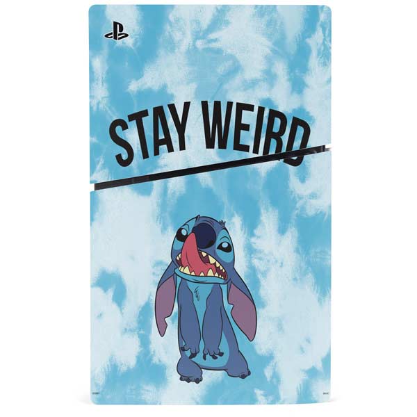 Disney Lilo and Stitch Stay Weird PS5 Slim Disk Bundle Skin