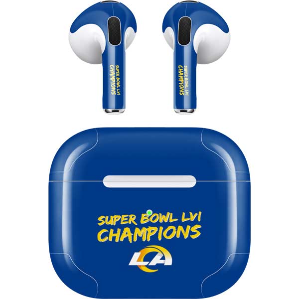 NFL Super Bowl LVI Champions Rams Apple AirPods (3rd Gen 2021) Skin