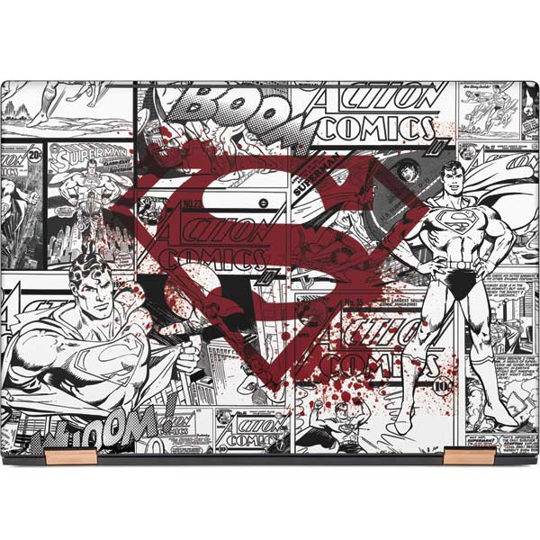 Superman Comic Logo in Red Spectre Skin | Skinit