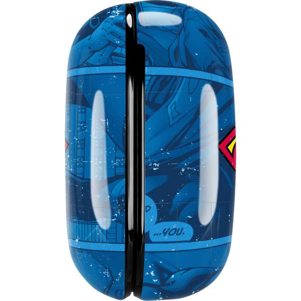 DC Comics Superman Logo Background Pattern Galaxy Buds Live Skin