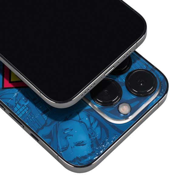 DC Comics Superman Logo Background Pattern iPhone 15 Pro Skin