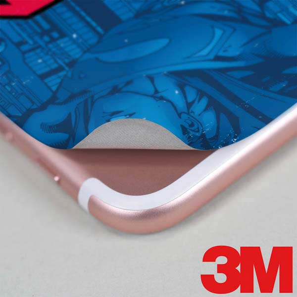 DC Comics Superman Logo Background Pattern iPhone 7 Plus Skin