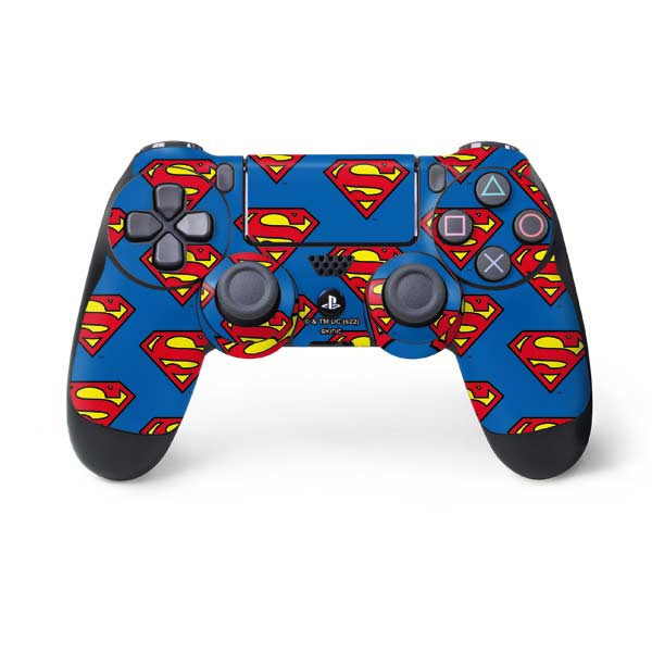 Superman Logo Pattern Sony PlayStation Skin DC Comics Skinit
