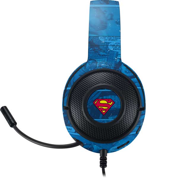 DC Comics Superman Logo Background Pattern Razer Kraken X Skin
