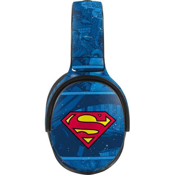 DC Comics Superman Logo Background Pattern Skullcandy Venue Skin