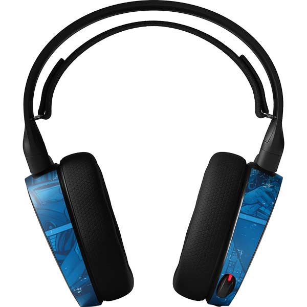 DC Comics Superman Logo Background Pattern SteelSeries Arctis 5 Skin