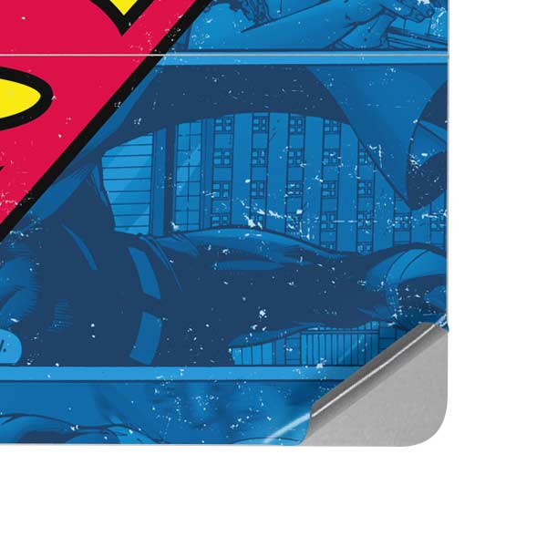 DC Comics Superman Logo Background Pattern Surface Laptop Studio Skin
