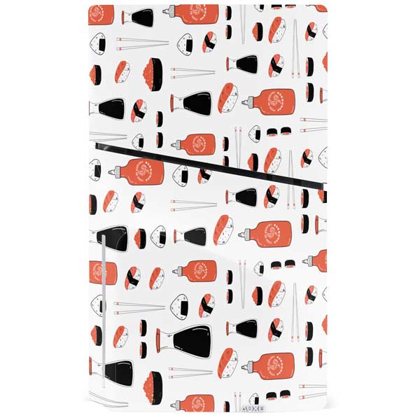 Sushi Foodie PS5 Slim Disk Bundle Skin