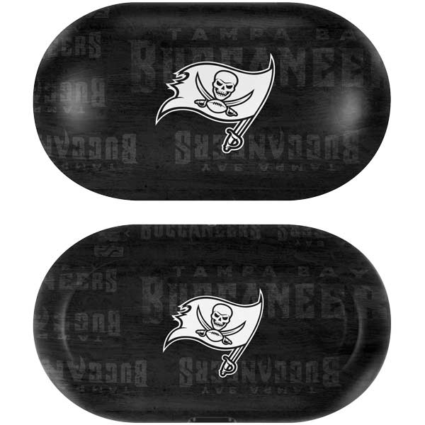 NFL Tampa Bay Buccaneers Black & White Galaxy Buds Skin