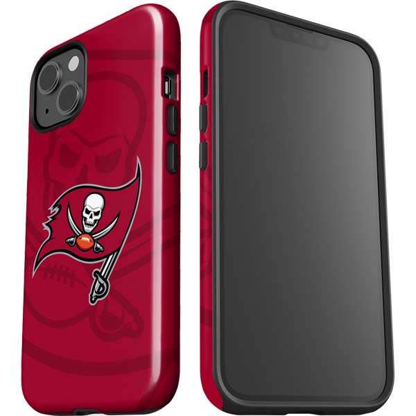 NFL Tampa Bay Buccaneers Double Vision iPhone 15 Plus Impact Case
